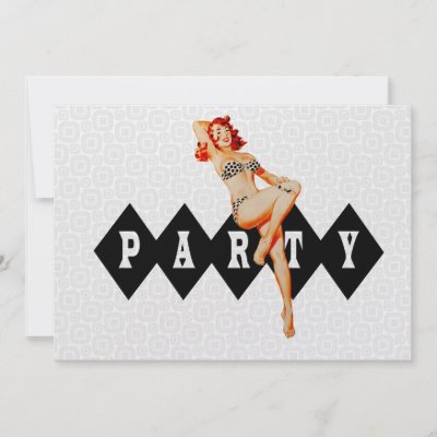 Vintage  Girl on Created From A Vintage Pin Up Girl Illustration  Customize It With
