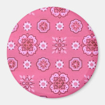 Retro Pink Magnets