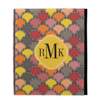 Retro Pink Taupe Orange Yellow Scales Pattern caseable cases