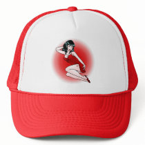 Retro Pinup Girl Cap Canada Sexy 50s Pinup Caps Hat