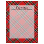 Retro Plaid Custom Letterhead