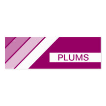 retro PLUMS Business Card