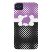 Retro Polka Dot w/Pomeranian