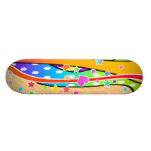 Retro POP ART SKATEBOARD