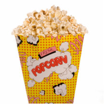 Retro Popcorn - Colour Photo Cutouts