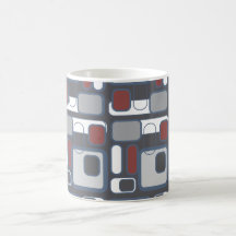 retro print coffee mugs