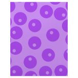 Retro Purple Circles Pattern. Letterhead Design