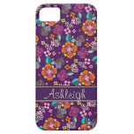 Retro Purple Floral Pattern
