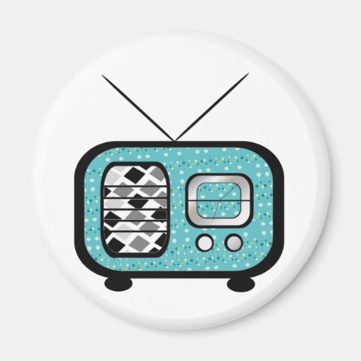 Retro Radio Fridge Magnets