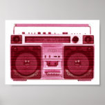 retro radio poster