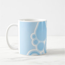 Retro Rain Drops Coffee Mug