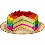 Retro Rainbow Cake photo sculptures
