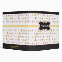 Retro Recipe Book Binder