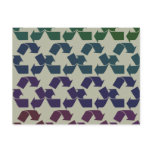 Retro Recycle Symbol postcards