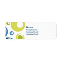 Retro Return Address Label
