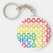 rétro réutilisez porte-clefs