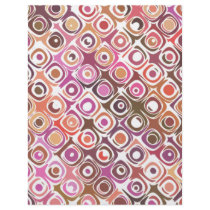 retro ripple abstract notebook flyer design