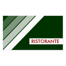 retro RISTORANTE Business Card
