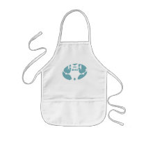 Retro Robot in Blue Apron