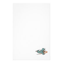 retro rocket customized stationery
