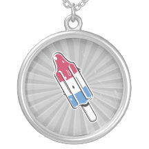 retro rocket ice pop custom necklace