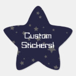 Retro Rocket Stars Star Sticker
