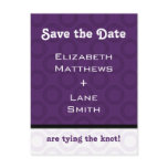 Retro Romantic Save the Date Postcard