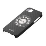 Retro Rotary Carbon Fibre Case