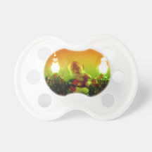 Retro Santa and Bubble Lights Pacifiers
