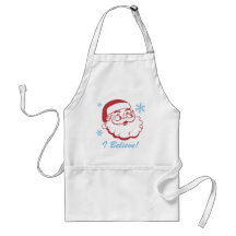 Retro Santa Believe Apron