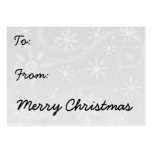 Retro Santa Gift Tag Business Cards