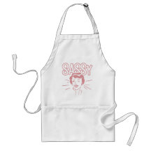 Retro Sassy Attitude Apron