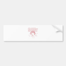 Retro Sassy Attitude Bumper Stickers