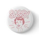 Retro Sassy Attitude Button