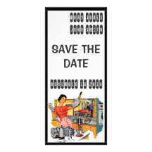 Retro Save The Date Cards Rack Cards