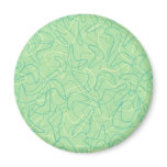 Retro Sea Foam Green Boomerang Magnets