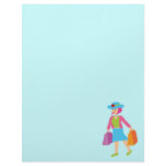 Retro Shopping Girl letterhead