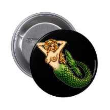 Rétro sirène pin's avec agrafe