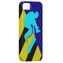 Retro Skateboarder iPhone 5 Case