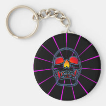 RETRO SKULL KEYCHAIN