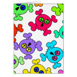 RETRO SKULLS AND PEACE SIGNS CARDS