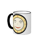 Retro Sleepy Clock Face Coffee Mug