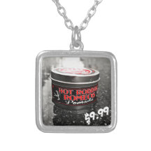 Retro slick personalized necklace