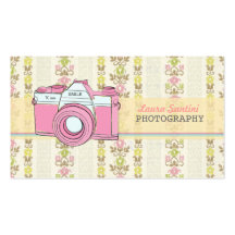 Retro SLR Camera Photography Business Cards