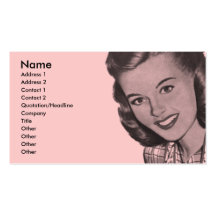 Retro Smile Business Card