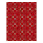 Retro Snowflakes Scrapbook Paper 3 Customized Letterhead