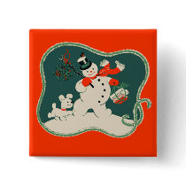 Retro Snowman