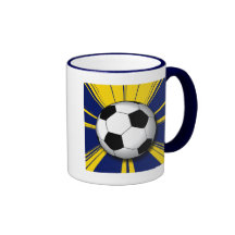 RETRO SOCCER BALL COFFEE MUGS