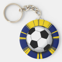 RETRO SOCCER BALL KEY CHAIN