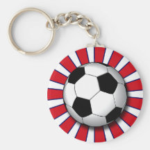 RETRO SOCCER BALL KEY CHAINS